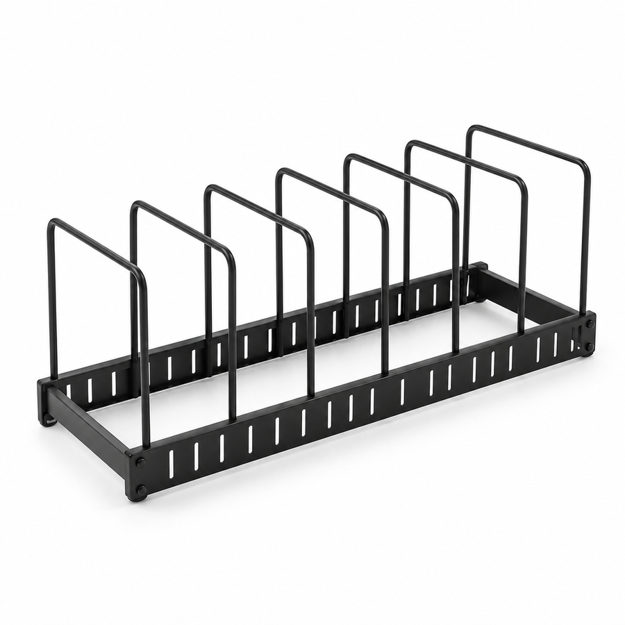 Adjustable Pot and Pan Organizer Rack