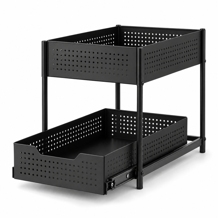 Two-Tier Pull-Out Under-Sink Organizer